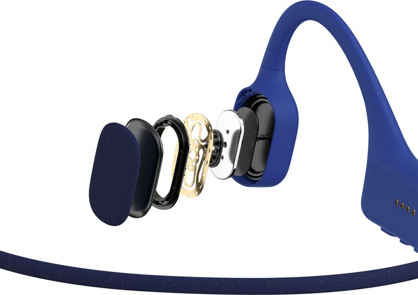 Shokz OpenSwim Hovedtelefoner Trådløs Halsbånd Sport Blå Blå