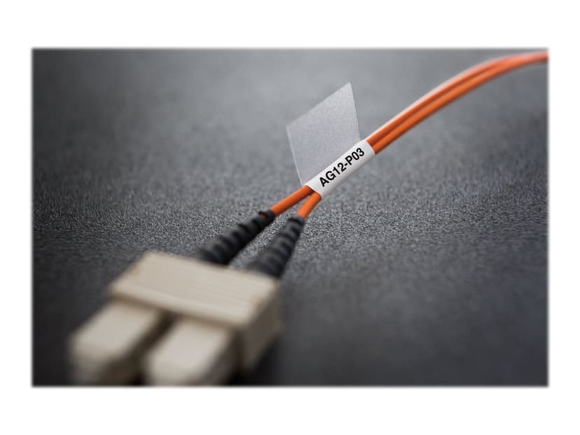 Dymo Etiketter Kabel Laminated 21 x 39mm Svart/Vit 150st - XTL