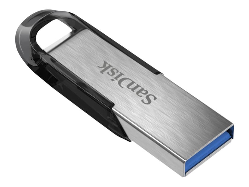 SanDisk Ultra Flair 128GB USB Type-A Svart, Silver