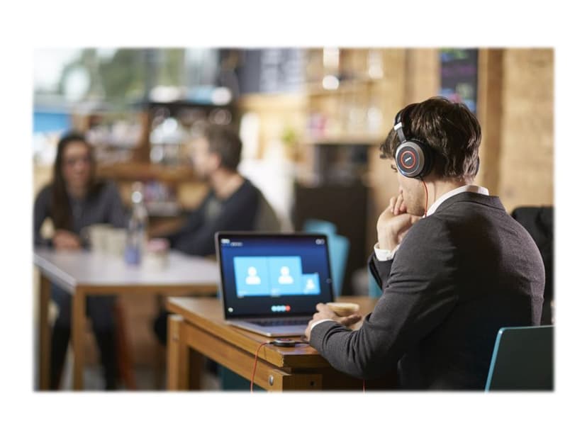 Jabra Evolve 80 Sort Microsoft