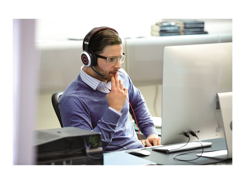 Jabra Evolve 80 Microsoft Musta