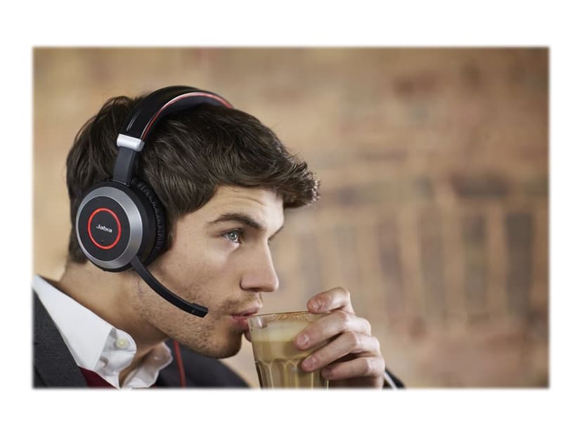 Jabra Evolve 80 Sort Microsoft