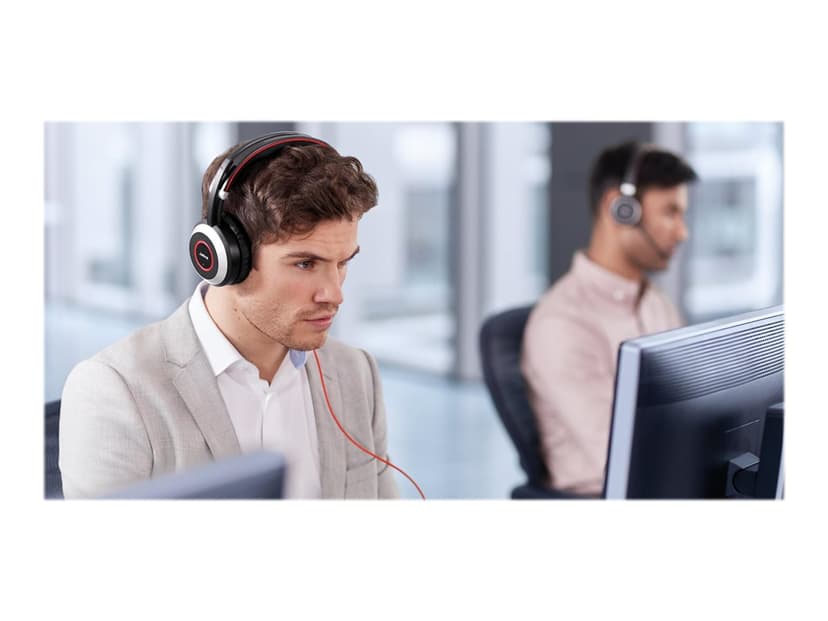 Jabra Evolve 80 Sort Microsoft