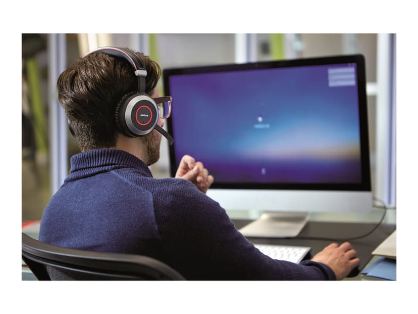 Jabra Evolve 80 Microsoft Zwart