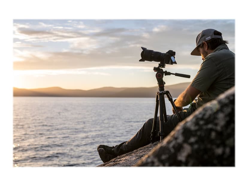 Manfrotto Nitrotech 608 + Alu Twin MS Tripod