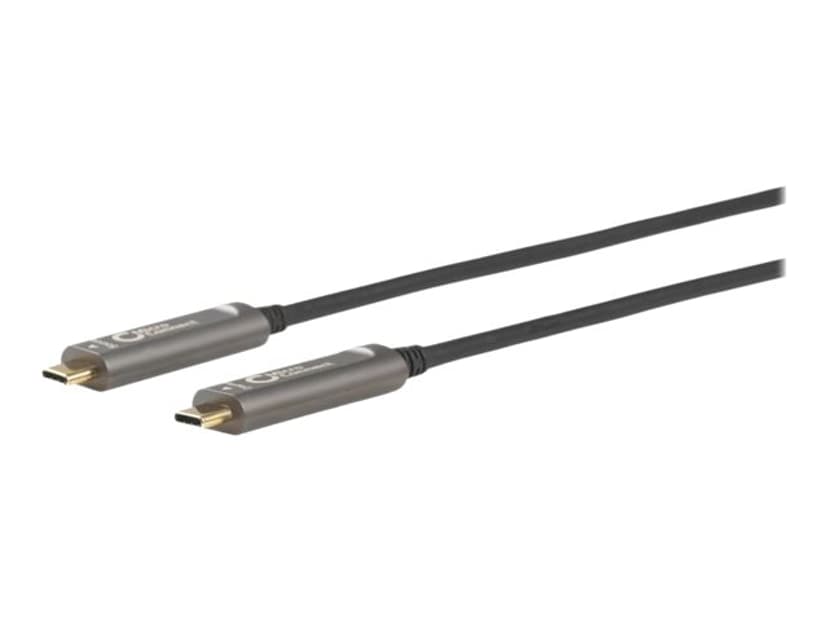 Microconnect Video optical cable 20m USB C USB C Sort