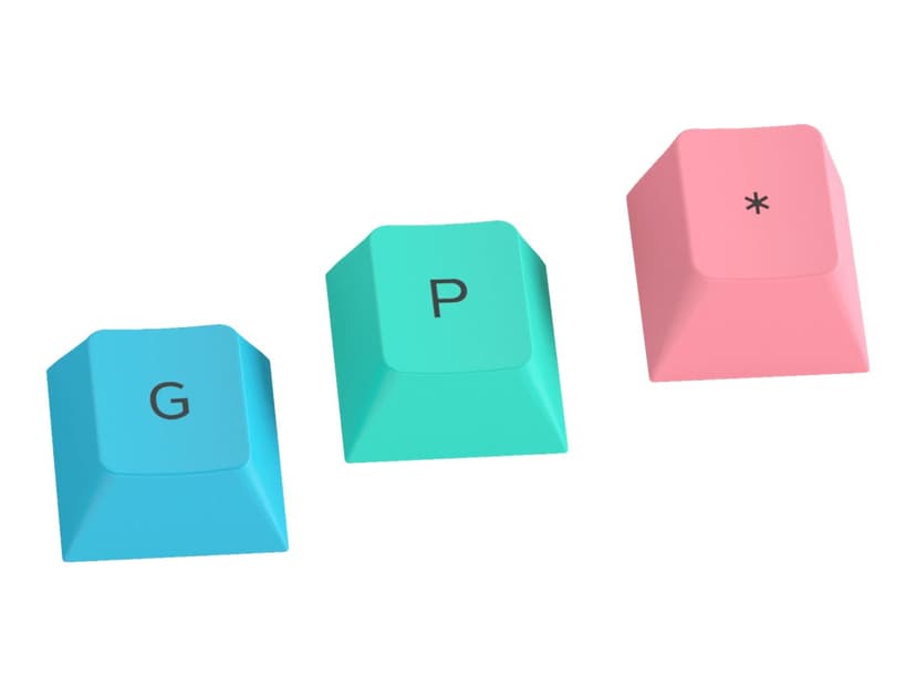 Glorious GPBT Keycaps ISO Nordic-Layout Pastel