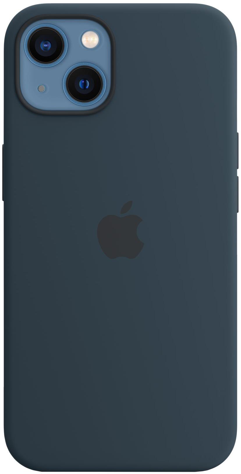 Apple Silicone Case With Magsafe iPhone 13 Blauw