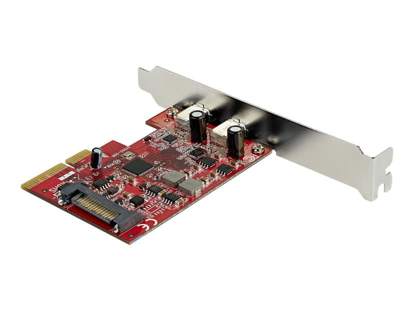 Startech StarTech.com 2-poorts PCIe USB 3.1 kaart - 2x USB-C - USB 3.2 Gen 2 - tot 10 Gbps