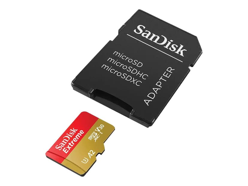 SanDisk Extreme Microsd/sd-card 170/80mb 64gb Incl Adapter 64GB MicroSDXC UHS-I