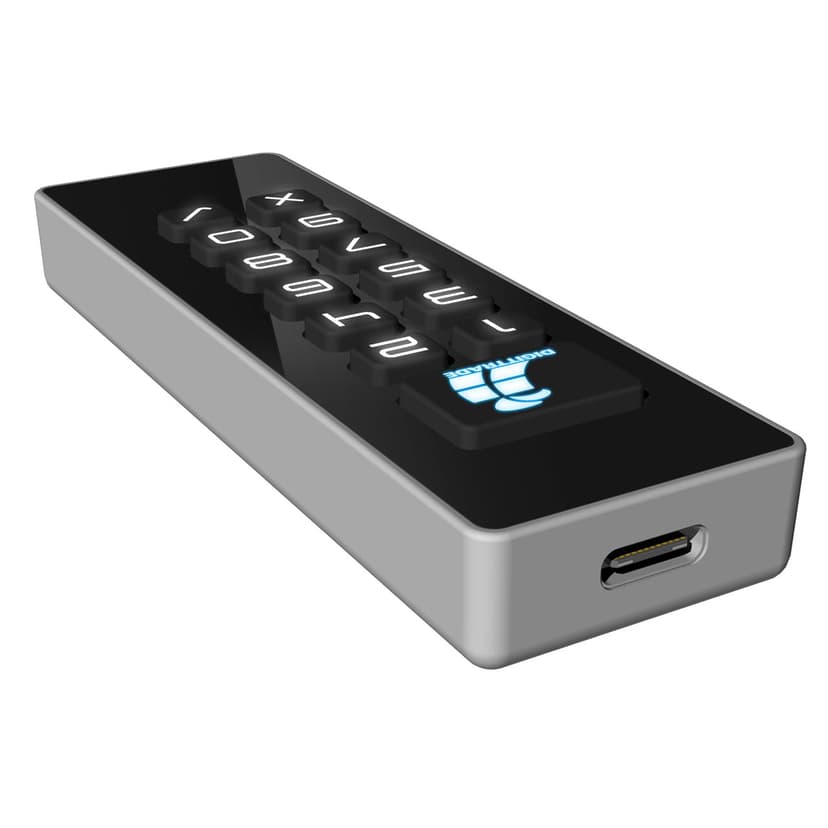 DIGITTRADE Kobra Stick VS USB-muisti 512 GB USB Type-C 3.2 Gen 2 (3.1 Gen 2) Musta 512GB USB Type-C Musta