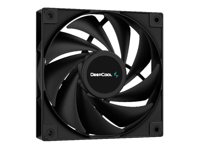 Deepcool AG400 Prosessor Luftkjøler 12 cm Aluminium, Sort 1 stykker Luftkjøler Aluminium, Svart