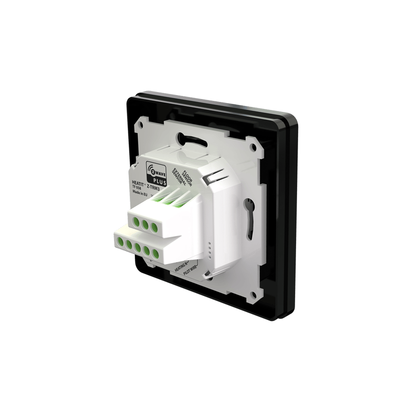 Heatit Z-TRM3 Thermostat 3600W 16A Black