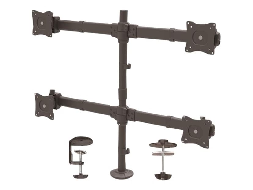 Startech Quad Monitor Fäste 13-27" Max 8kg