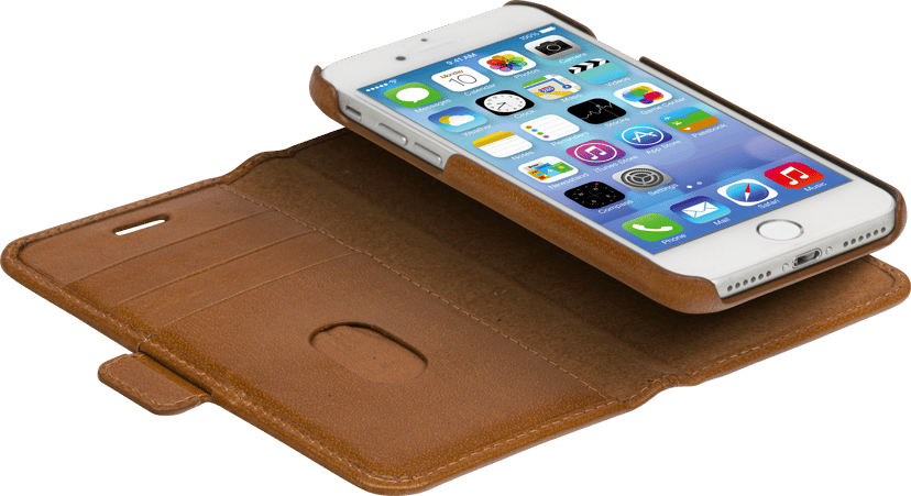 dbramante1928 Lynge Flipfutteral for Mobiltelefon iPhone 7/8/SE (2020)/SE (2022) Brun