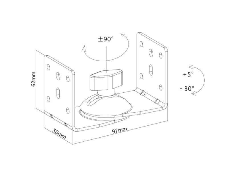 Multibrackets M Speaker mount
