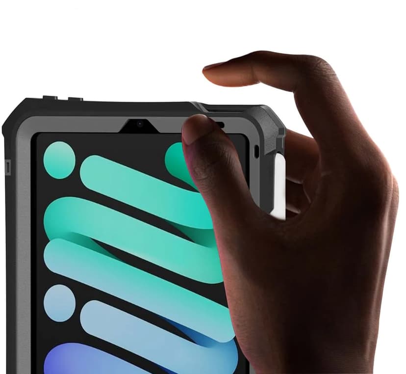Armor-X Vanntett deksel iPad Mini 8.3" 6th gen, iPad Mini 8.3" 7th gen Sort