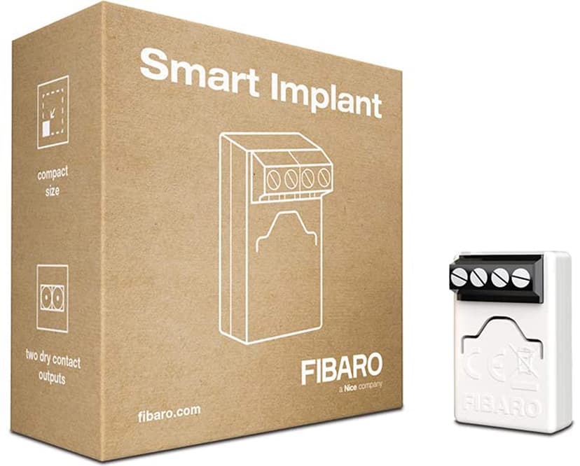 Fibaro FGBS-222 smart hjem hoved kontroll enhet Ledning & Trådløs Hvit