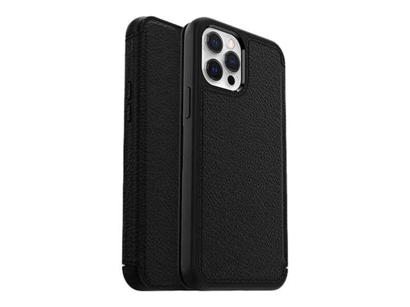 Otterbox Strada Folio Series iPhone 12, iPhone 12 Pro Musta