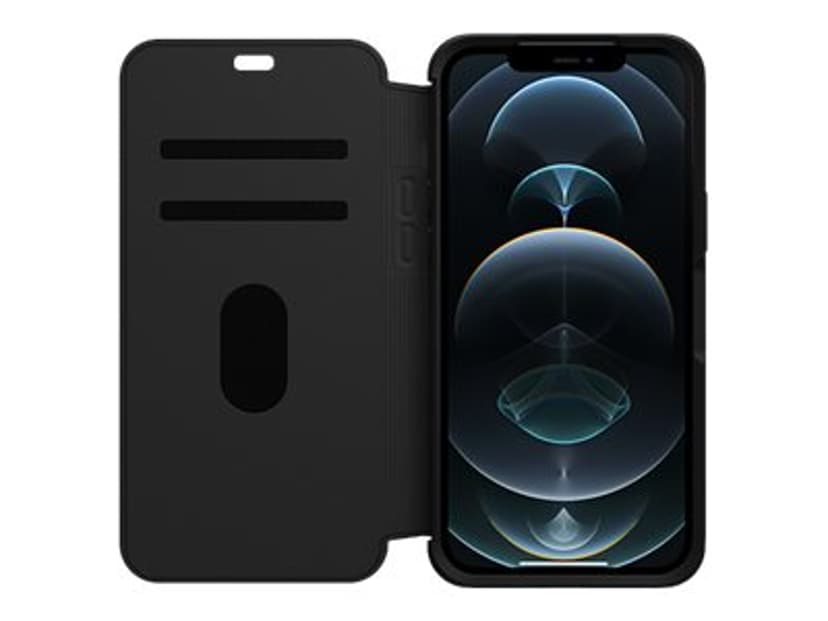Otterbox Strada Folio Series iPhone 12, iPhone 12 Pro Musta