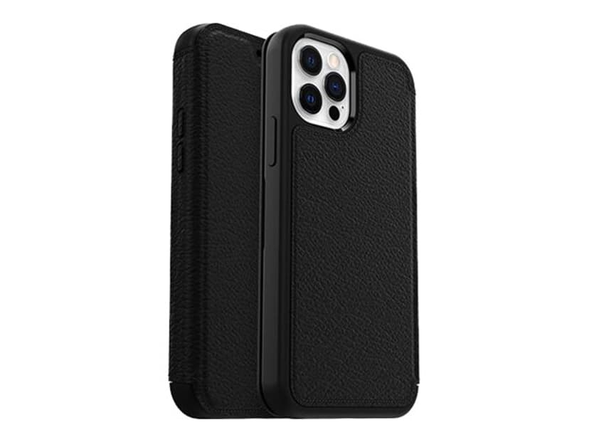 Otterbox Strada Folio Series iPhone 12, iPhone 12 Pro Musta