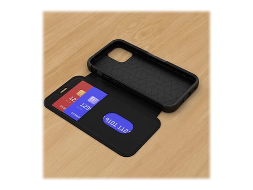 Otterbox Strada Folio Series iPhone 12, iPhone 12 Pro Musta