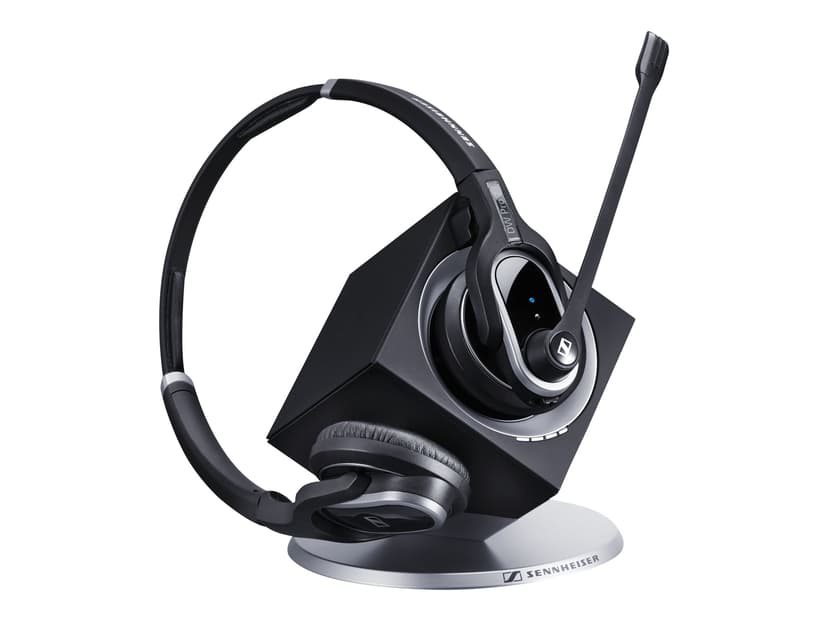 EPOS IMPACT DW PRO 2 ML (Dual Connectivity) Wireless Headset Stereo Skype for Business Sølv, Svart