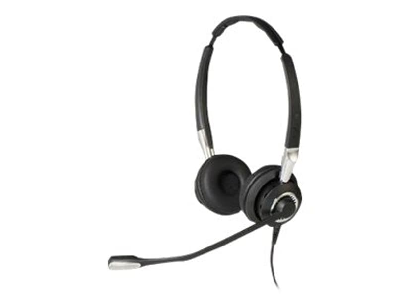 Jabra BIZ 2400 II QD Duo NC Hopea, Musta