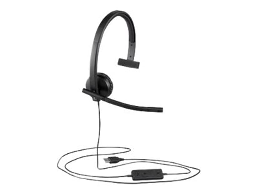 Logitech H570e Mono USB-A Musta