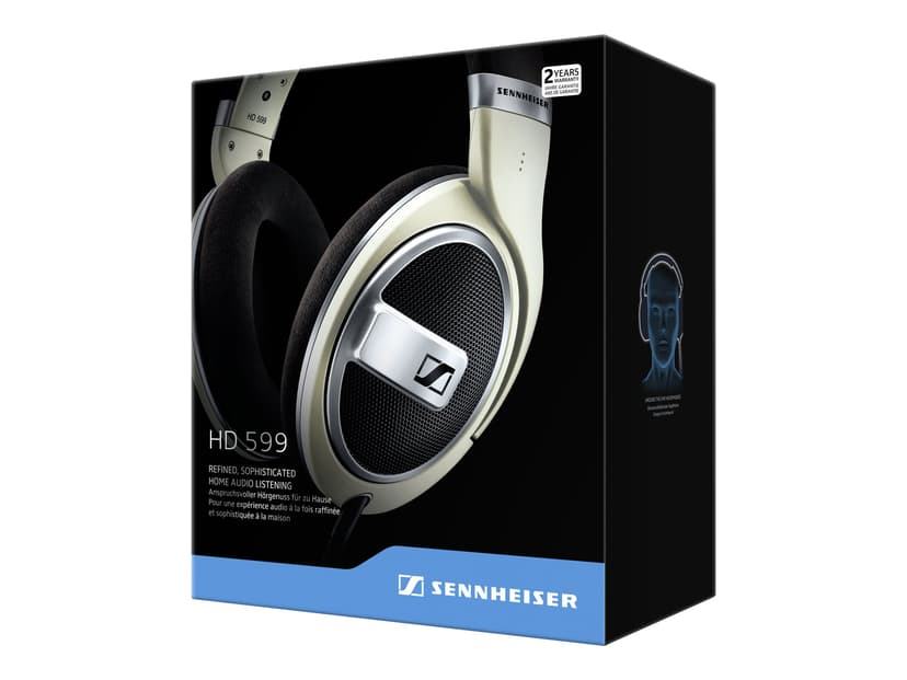 SENNHEISER HD 599 Brun, Gräddfärgad