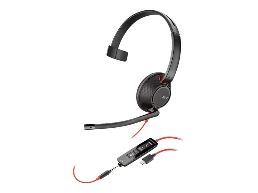HP Poly Blackwire 5210 USB Type-C Zwart