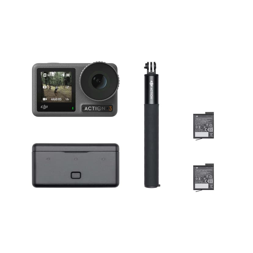 DJI Osmo Action 3 actionsportskamera 12 MP 4K Ultra HD CMOS 25,4 / 1,7 mm (1 / 1.7") Wi-Fi 145 g