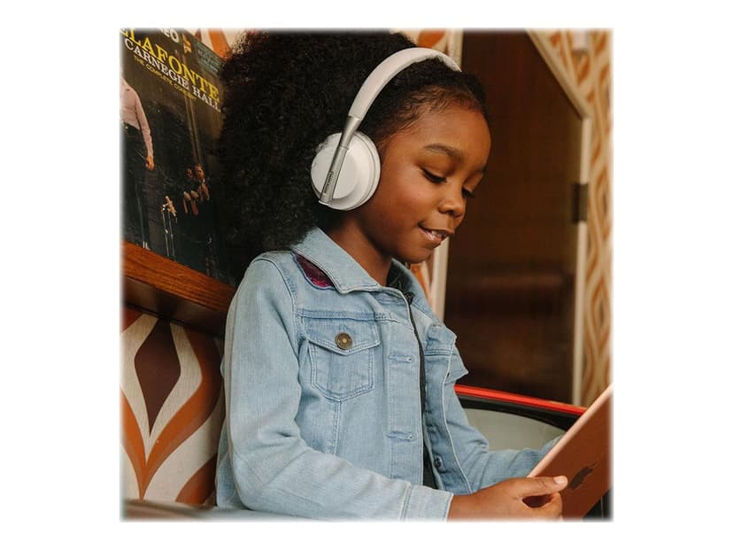 Happy Plugs PLAY Headset Bedraad en draadloos Hoofdband USB Type-C Bluetooth Wit USB Type-C Wit