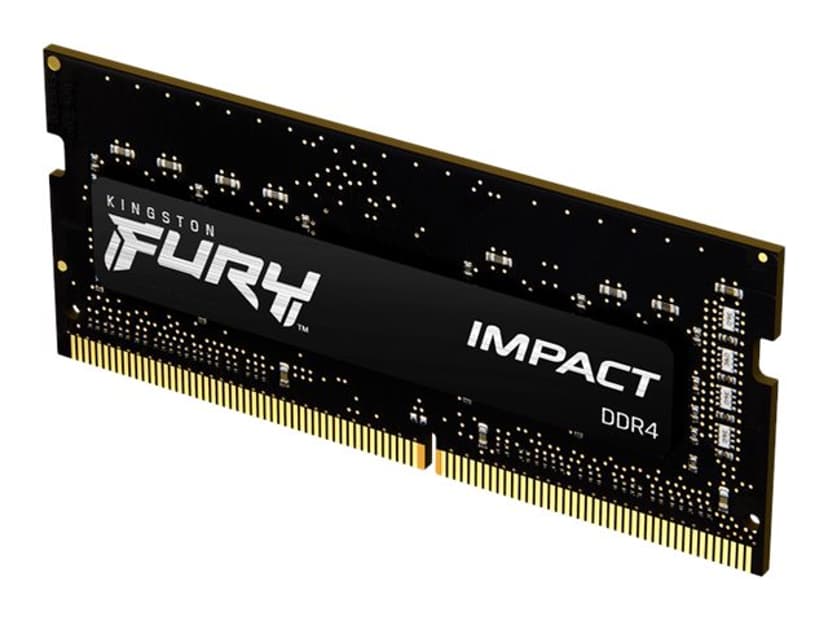 Kingston Technology FURY Impact muistimoduuli 16 GB 1 x 16 GB DDR4 16GB 2666MT/s DDR4 260-pin SO-DIMM