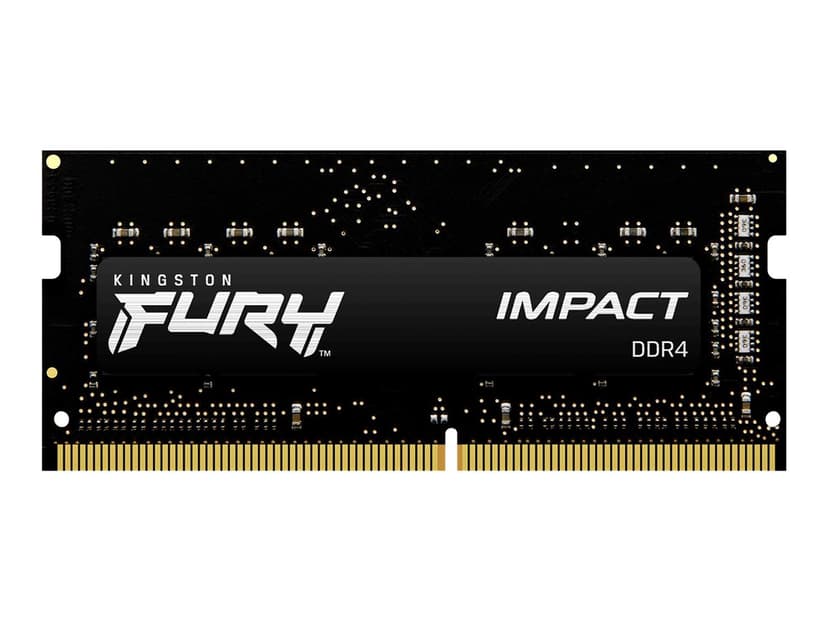 Kingston Technology FURY Impact minnemodul 64 GB 2 x 32 GB DDR4 64GB 2666MT/s DDR4 260-pin SO-DIMM