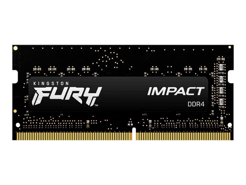 Kingston Fury Impact 32gb (2x16gb) 3200mhz Ddr4 Cl20 Sodimm 32GB 1600, 3200MHz DDR4 260-pin SO-DIMM