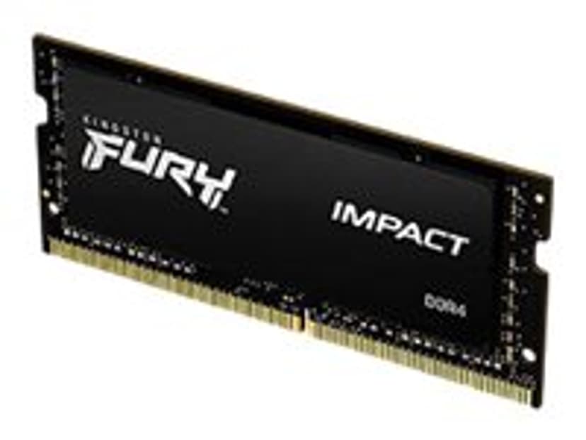 Kingston Technology FURY Impact muistimoduuli 64 GB 2 x 32 GB DDR4 1600 MHz 64GB 1600, 3200MHz DDR4 260-pin SO-DIMM