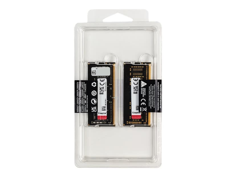 Kingston Technology FURY Impact muistimoduuli 64 GB 2 x 32 GB DDR4 1600 MHz 64GB 1600, 3200MHz DDR4 260-pin SO-DIMM