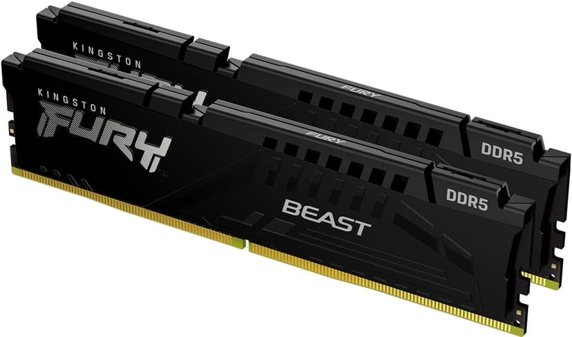 Kingston Technology FURY Beast RAM-minnen 32 GB 2 x 16 GB DDR5 2600 MHz 32GB 5200MT/s DDR5 288-pin DIMM
