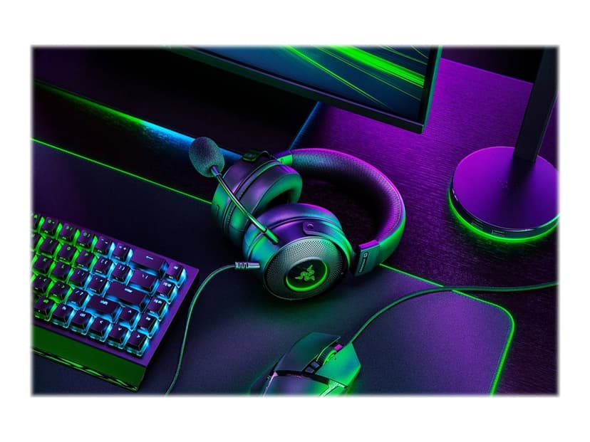 Razer Kraken V3 Hypersense Gaming Headset Stereo USB-A Musta