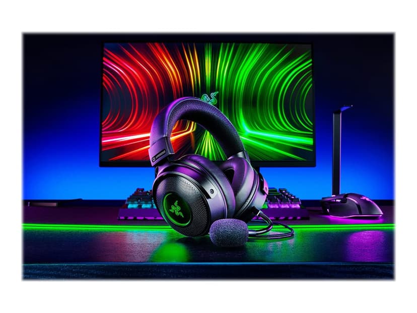 Razer Kraken V3 Hypersense Gaming Headset Stereo USB-A Svart