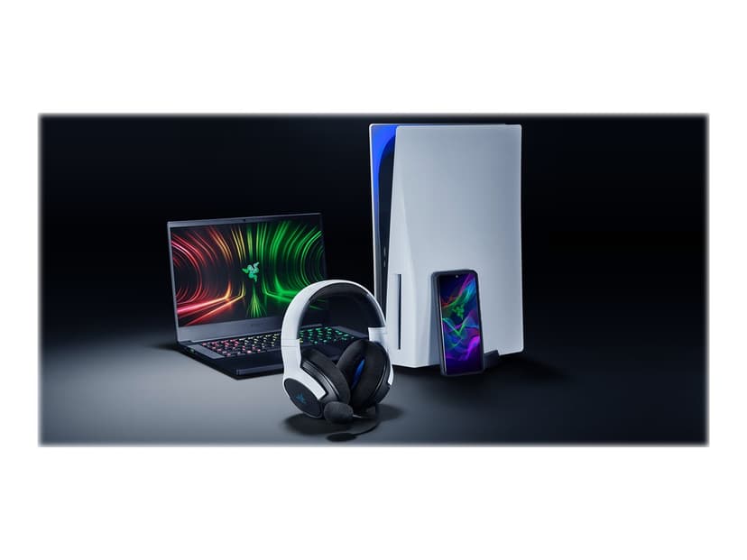 Razer Kaira Pro Gaming Headset till Playstation USB Type-C Vit