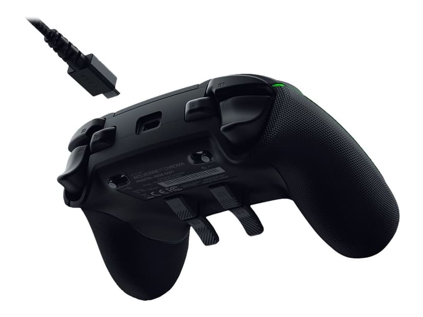 Razer Wolverine V2 Chroma Musta Pad-ohjain Analoginen Xbox Series S, Xbox Series X Musta