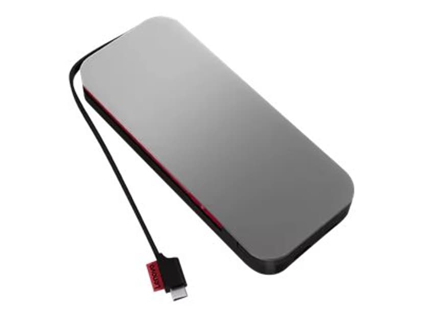 Lenovo Go USB-C Laptop Power Bank (20000 mAh) 20000, 74mAh Harmaa, Musta