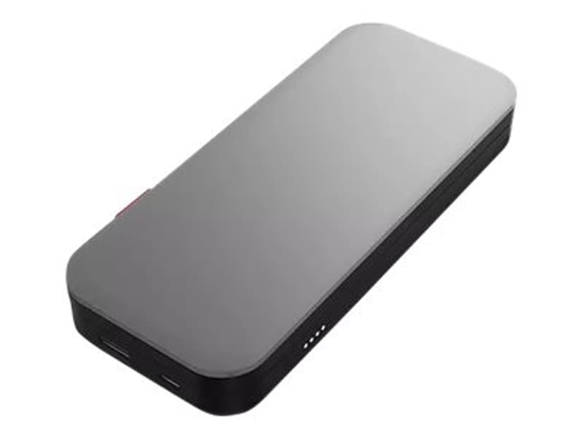 Lenovo Go USB-C Laptop Power Bank (20000 mAh) 20000, 74mAh Harmaa, Musta