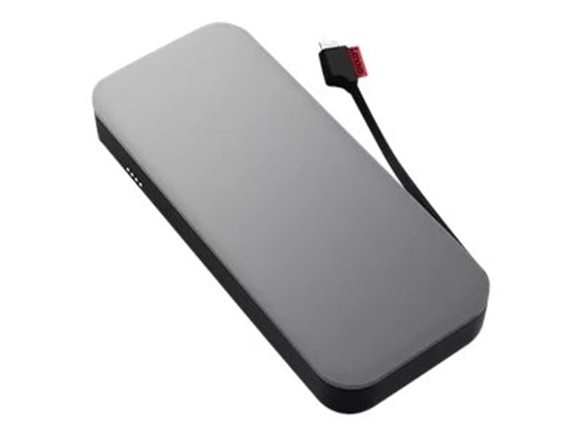 Lenovo Go USB-C Laptop Power Bank (20000 mAh) 20000, 74mAh Harmaa, Musta