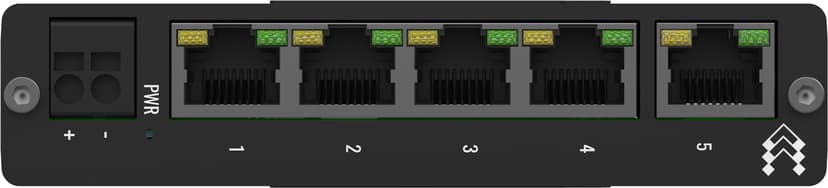 Teltonika TSW010 5-port Industrial DIN rail switch