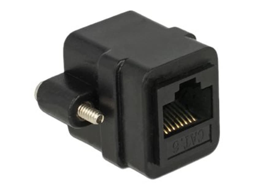 Delock 85124 kabelkjønnsendring RJ-45 Sort RJ-45 RJ-45