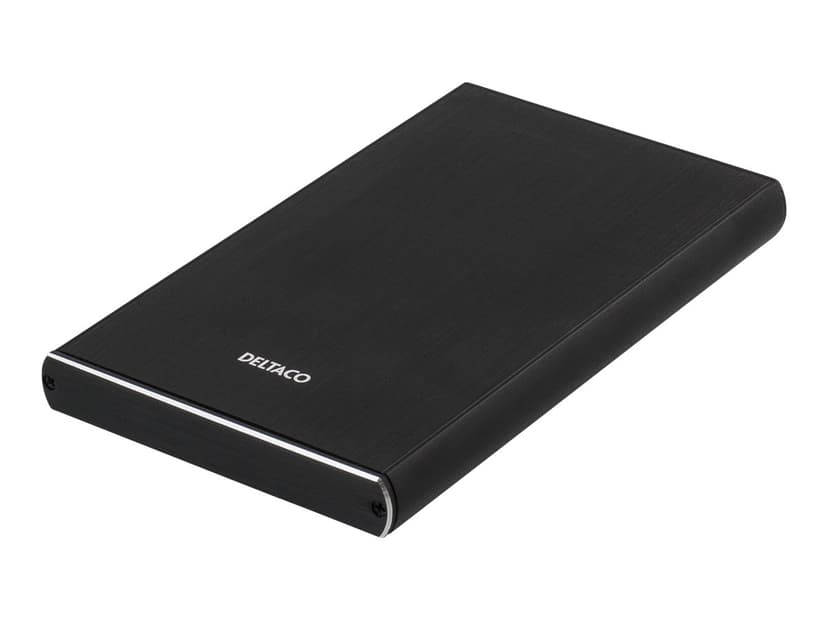 Deltaco MAP-GD49C tallennusaseman kotelo HDD-kotelo Musta 2.5"