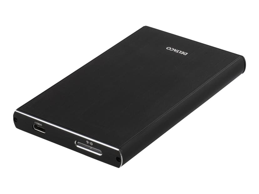 Deltaco MAP-GD49C tallennusaseman kotelo HDD-kotelo Musta 2.5"